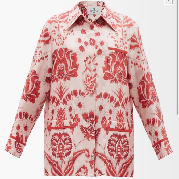Etro | Jackets & Coats | Etro Silk Jacket Size6us4it Fits True To